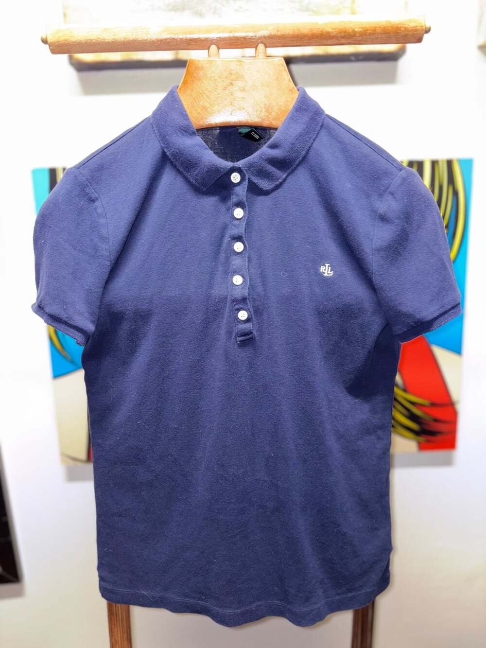 Lauren Ralph Lauren Navy Blue Polo Shirt